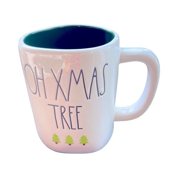 Rae Dunn Holiday Christmas Inspired Coffee Mug (OH XMAS TREE) NWOT - Picture 4 of 8